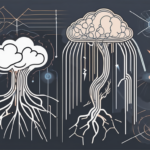 The human nervous system highlighting the sympathetic nervous system with dark colors